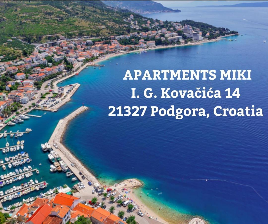 Apartmani Miki Podgora Eksteriør billede